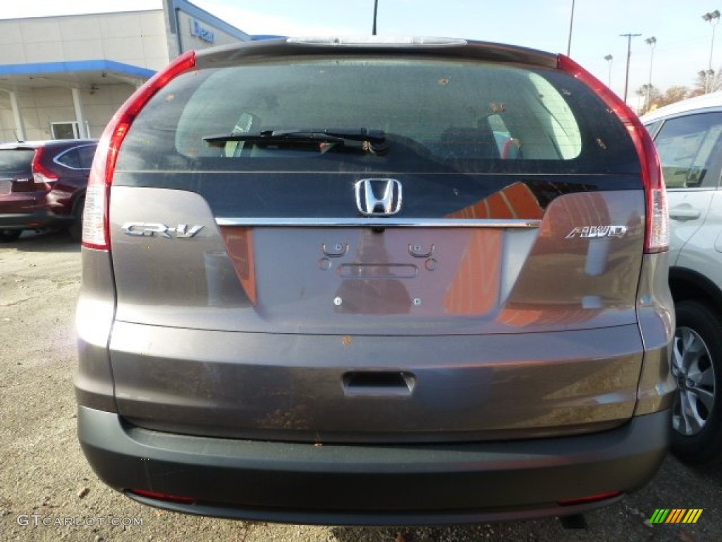 2013 CR-V LX AWD - Urban Titanium Metallic / Black photo #3