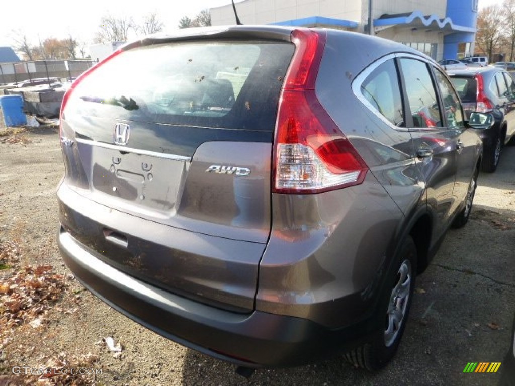2013 CR-V LX AWD - Urban Titanium Metallic / Black photo #4