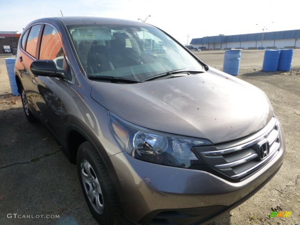 2013 CR-V LX AWD - Urban Titanium Metallic / Black photo #5