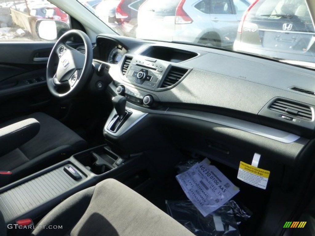 2013 CR-V LX AWD - Urban Titanium Metallic / Black photo #9