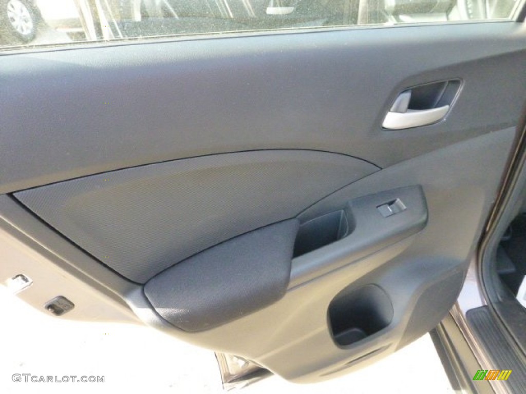 2013 CR-V LX AWD - Urban Titanium Metallic / Black photo #15