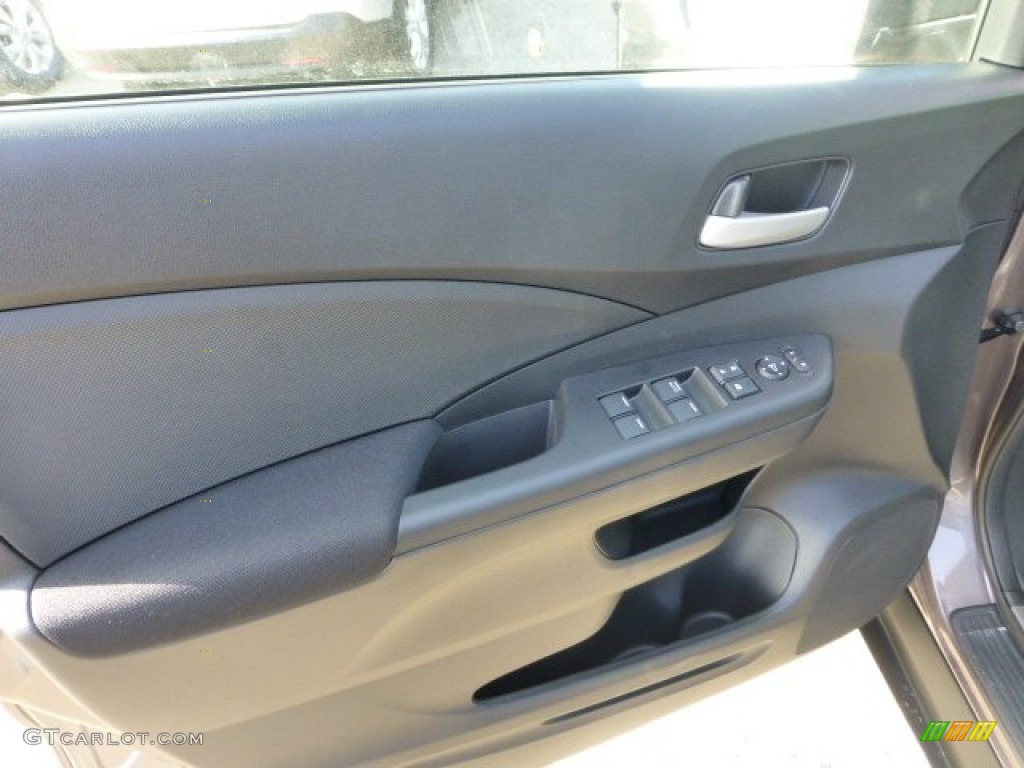 2013 CR-V LX AWD - Urban Titanium Metallic / Black photo #16