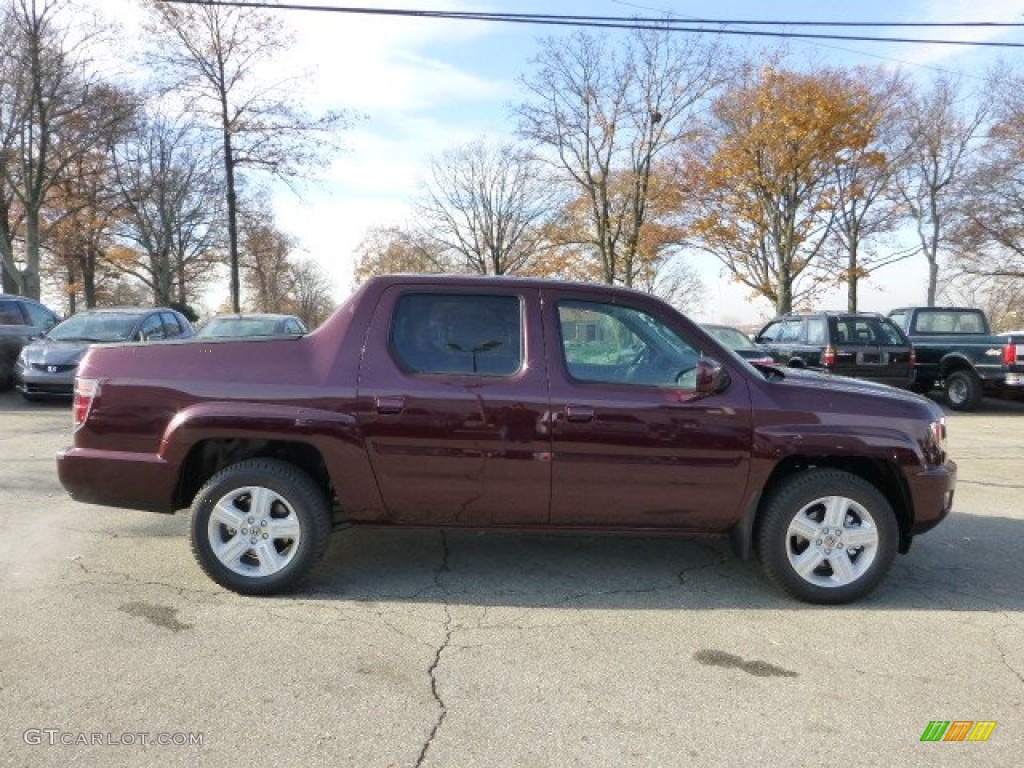 Dark Cherry Pearl 2013 Honda Ridgeline RTL Exterior Photo #73785174