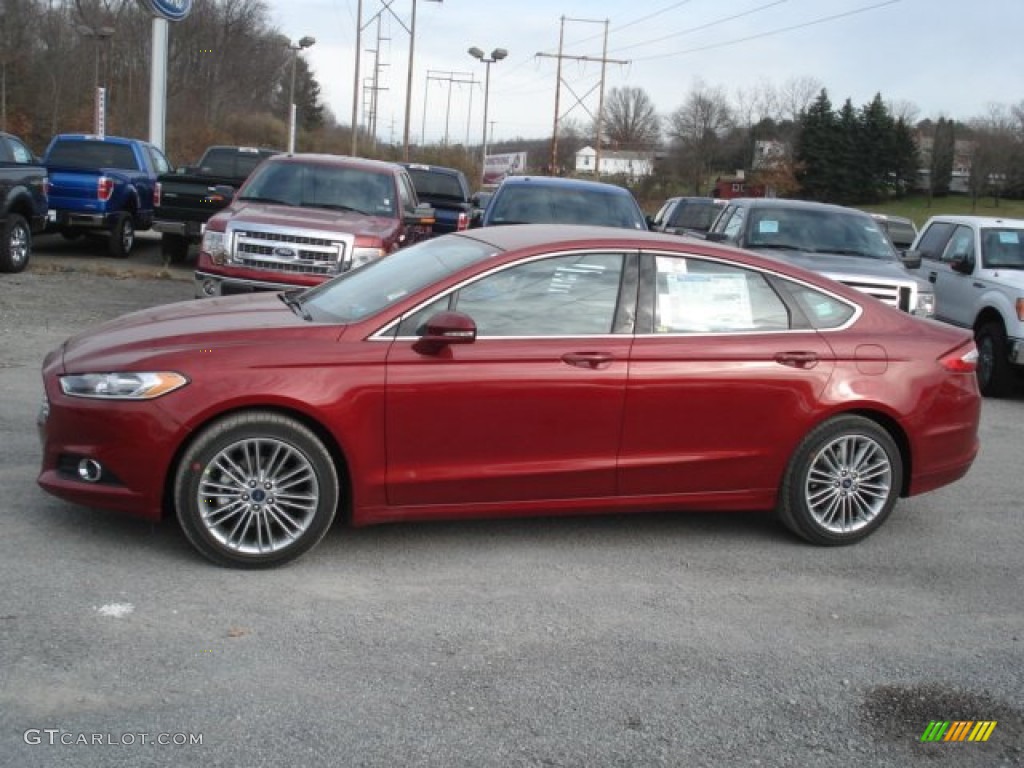Ruby Red Metallic 2013 Ford Fusion SE 1.6 EcoBoost Exterior Photo #73786081