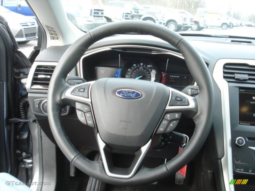 2013 Fusion SE 1.6 EcoBoost - Sterling Gray Metallic / Charcoal Black photo #18