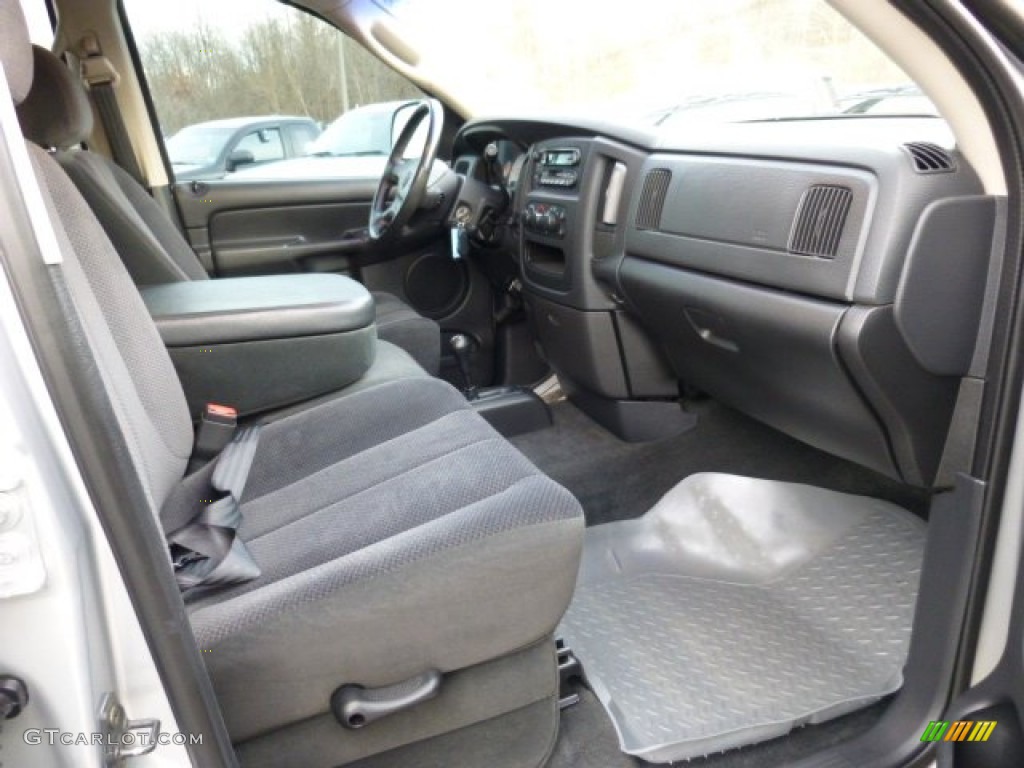 Dark Slate Gray Interior 2002 Dodge Ram 1500 SLT Quad Cab 4x4 Photo #73786796