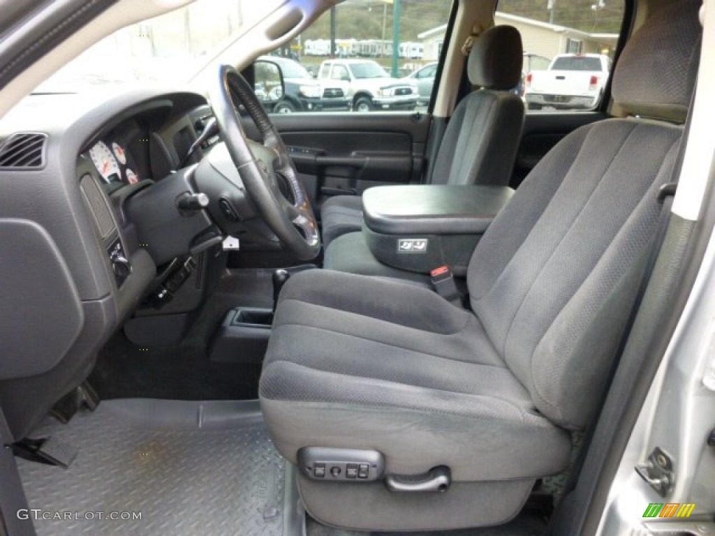 Dark Slate Gray Interior 2002 Dodge Ram 1500 SLT Quad Cab 4x4 Photo #73786823