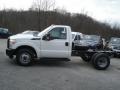 Oxford White 2013 Ford F350 Super Duty XL Regular Cab Dually Chassis Exterior