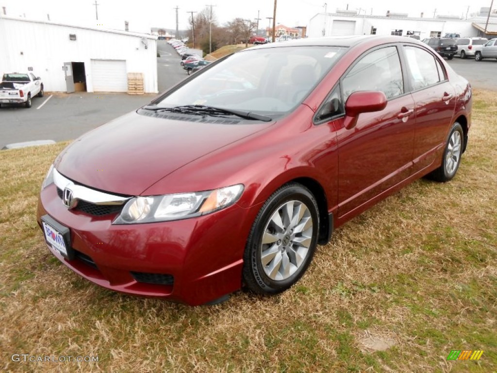 Tango Red Pearl 2010 Honda Civic EX-L Sedan Exterior Photo #73788040