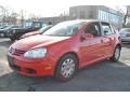 Tornado Red 2008 Volkswagen Rabbit 4 Door
