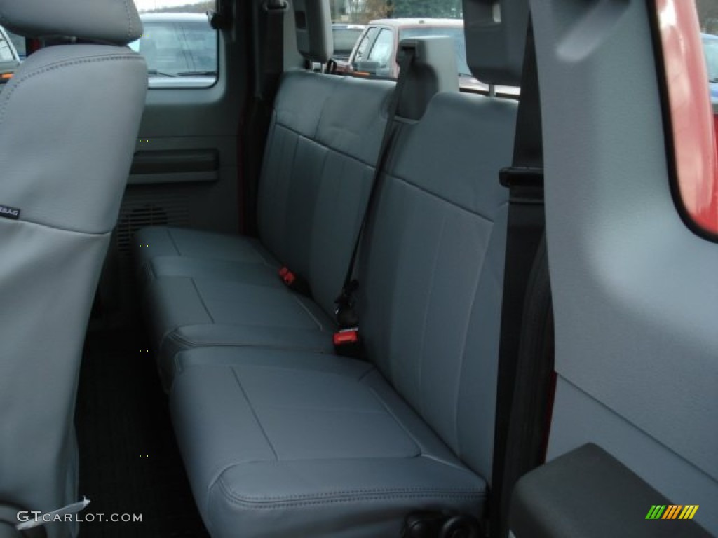Steel Interior 2013 Ford F250 Super Duty XL SuperCab 4x4 Photo #73788305