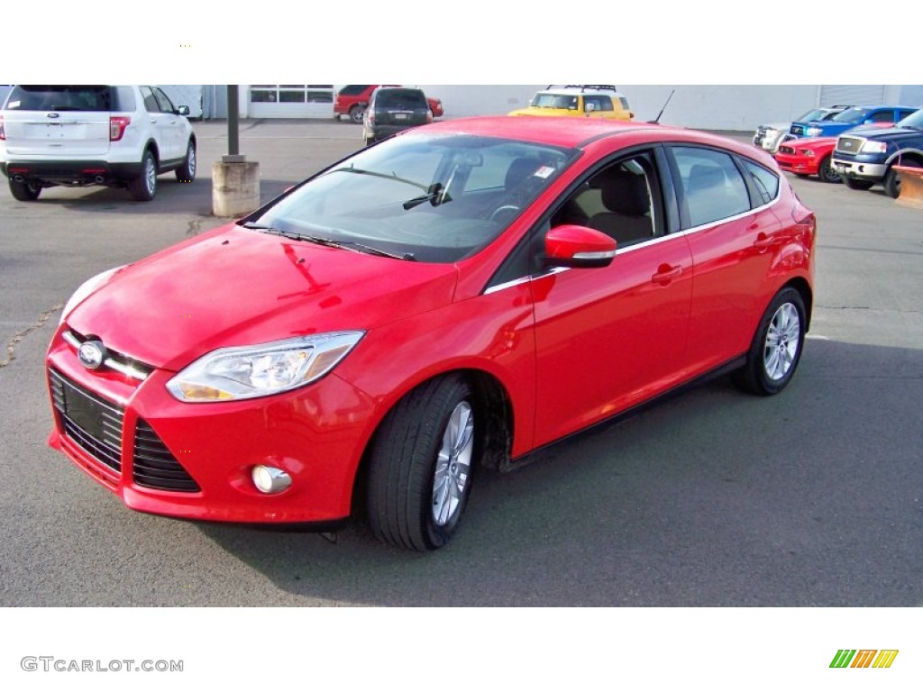 Race Red 2012 Ford Focus SEL 5-Door Exterior Photo #73788488