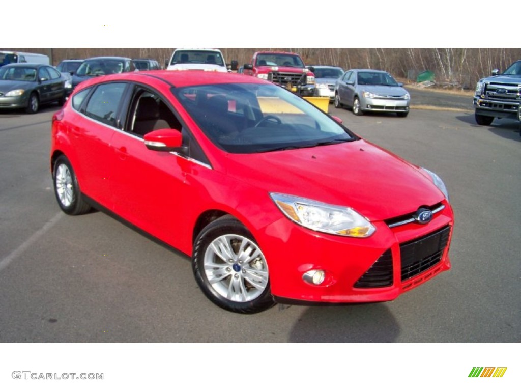 Race Red 2012 Ford Focus SEL 5-Door Exterior Photo #73788494