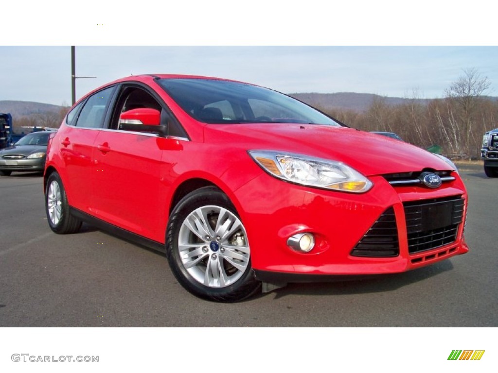 Race Red 2012 Ford Focus SEL 5-Door Exterior Photo #73788697