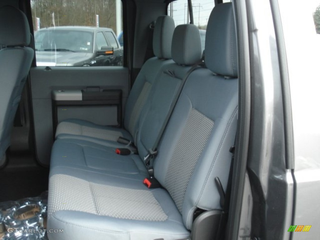 2013 Ford F250 Super Duty XLT Crew Cab 4x4 Rear Seat Photo #73788824