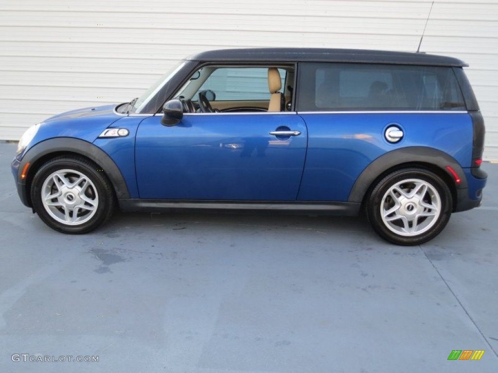 Lightning Blue Metallic 2008 Mini Cooper S Clubman Exterior Photo #73789121