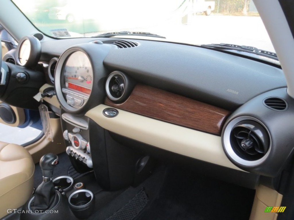 2008 Mini Cooper S Clubman Gravity Tuscan Beige Dashboard Photo #73789421