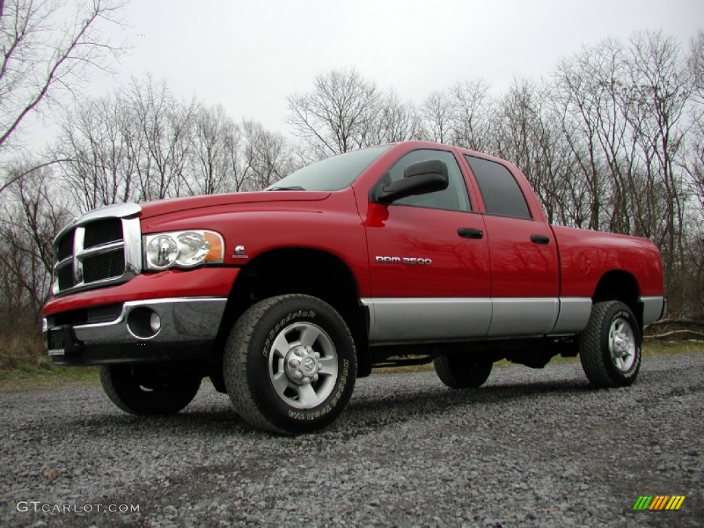 Flame Red Dodge Ram 2500