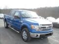 2013 Blue Flame Metallic Ford F150 XLT SuperCrew 4x4  photo #2