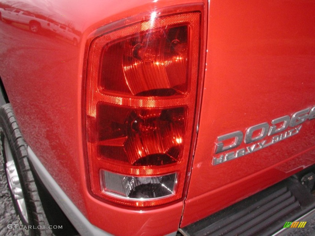 2004 Ram 2500 SLT Quad Cab 4x4 - Flame Red / Dark Slate Gray photo #31