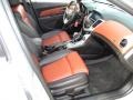 2011 Chevrolet Cruze Jet Black/Brick Leather Interior Interior Photo