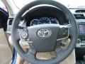 Ivory 2012 Toyota Camry Hybrid XLE Steering Wheel
