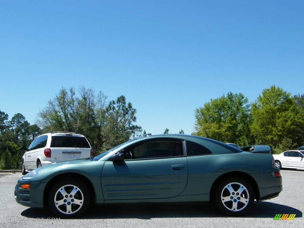 2004 Eclipse GS Coupe - Machine Green Metallic / Sand Blast photo #2