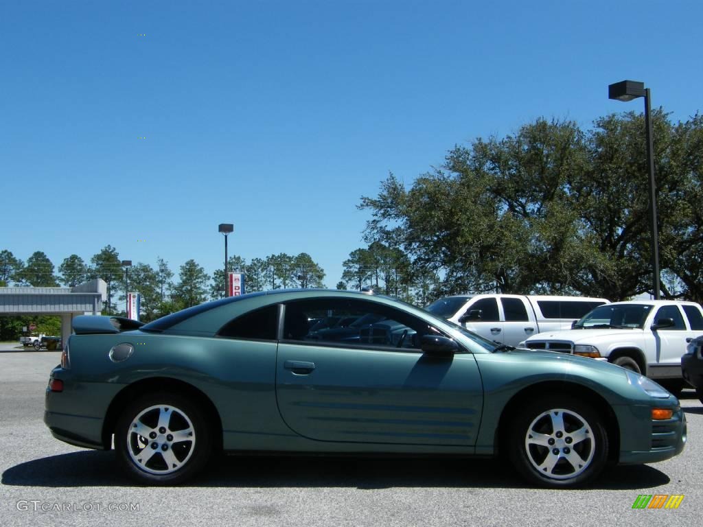 2004 Eclipse GS Coupe - Machine Green Metallic / Sand Blast photo #6