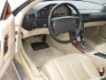 1991 Mercedes-Benz SL Class Parchment Interior Prime Interior Photo