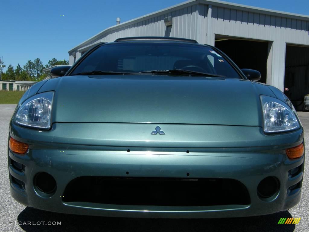 2004 Eclipse GS Coupe - Machine Green Metallic / Sand Blast photo #8
