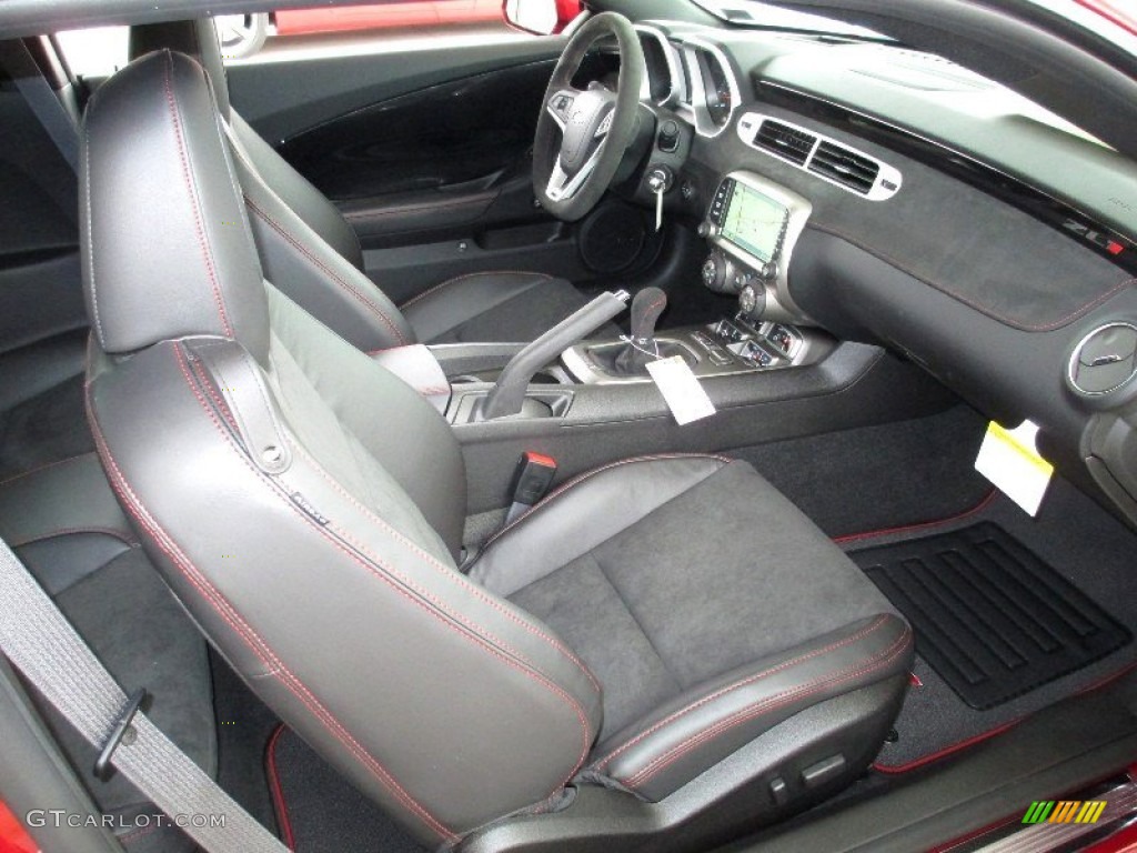Black Interior 2013 Chevrolet Camaro ZL1 Photo #73792238