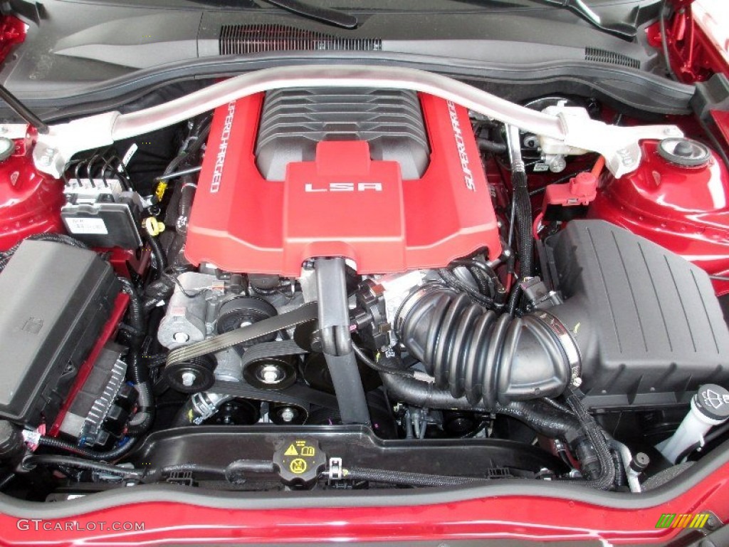2013 Chevrolet Camaro ZL1 6.2 Liter Eaton Supercharged OHV 16-Valve LSA V8 Engine Photo #73792574