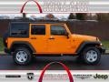 2013 Dozer Yellow Jeep Wrangler Unlimited Sport S 4x4  photo #1