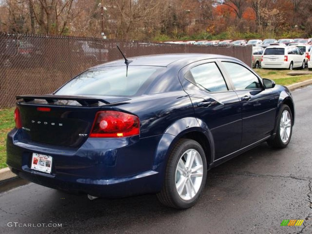 2013 Avenger SXT - True Blue Pearl / Black photo #3