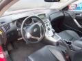 Black 2010 Hyundai Genesis Coupe 3.8 Track Interior Color
