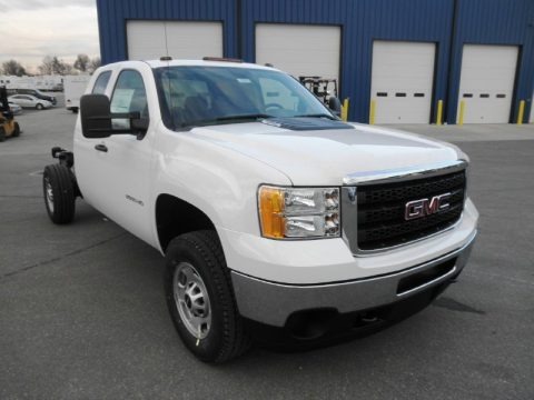 2013 GMC Sierra 2500HD Extended Cab 4x4 Chassis Data, Info and Specs