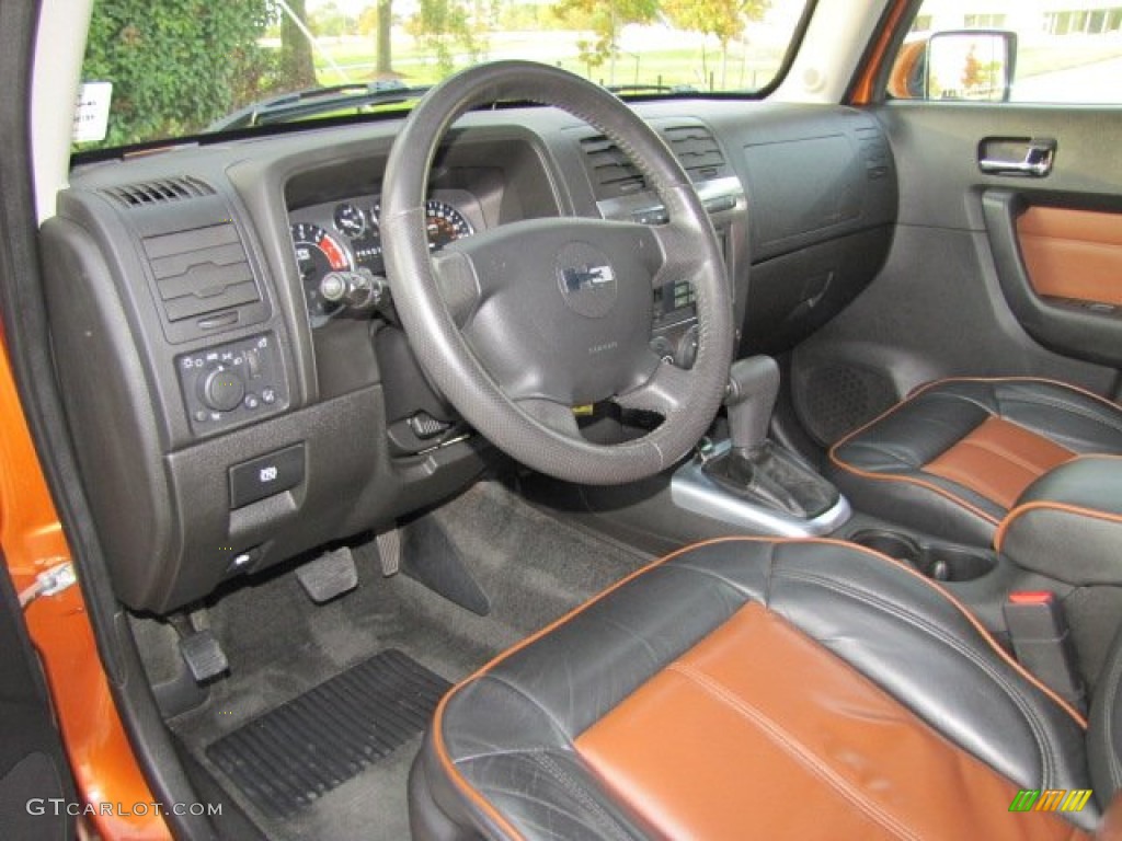 Ebony Black/Morocco Interior 2007 Hummer H3 Standard H3 Model Photo #73793785