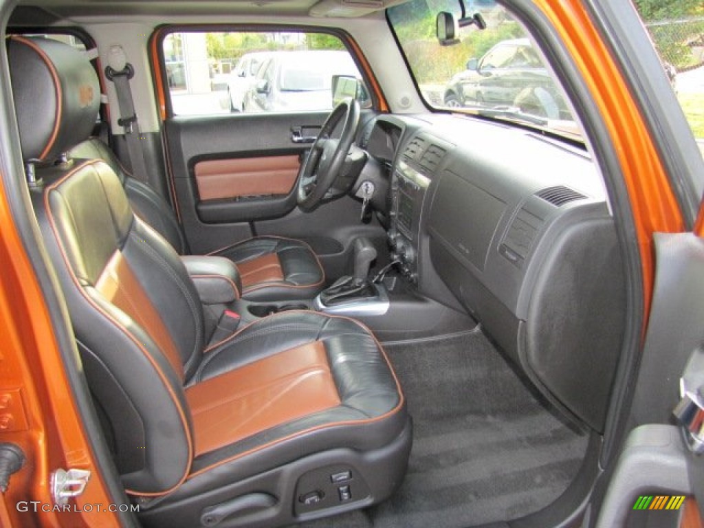 2007 H3  - Desert Orange Metallic / Ebony Black/Morocco photo #18