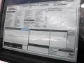  2013 Sierra 2500HD Extended Cab 4x4 Chassis Window Sticker