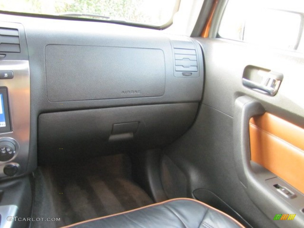 2007 H3  - Desert Orange Metallic / Ebony Black/Morocco photo #26