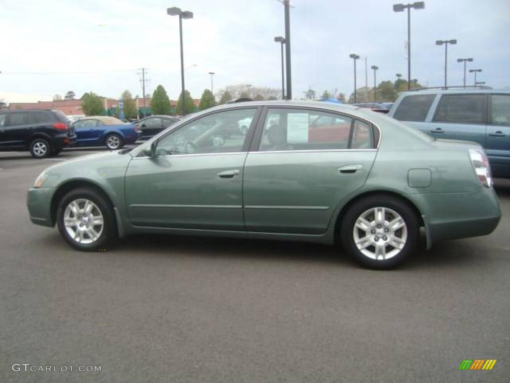 2005 Altima 2.5 S - Mystic Emerald Green / Frost Gray photo #3