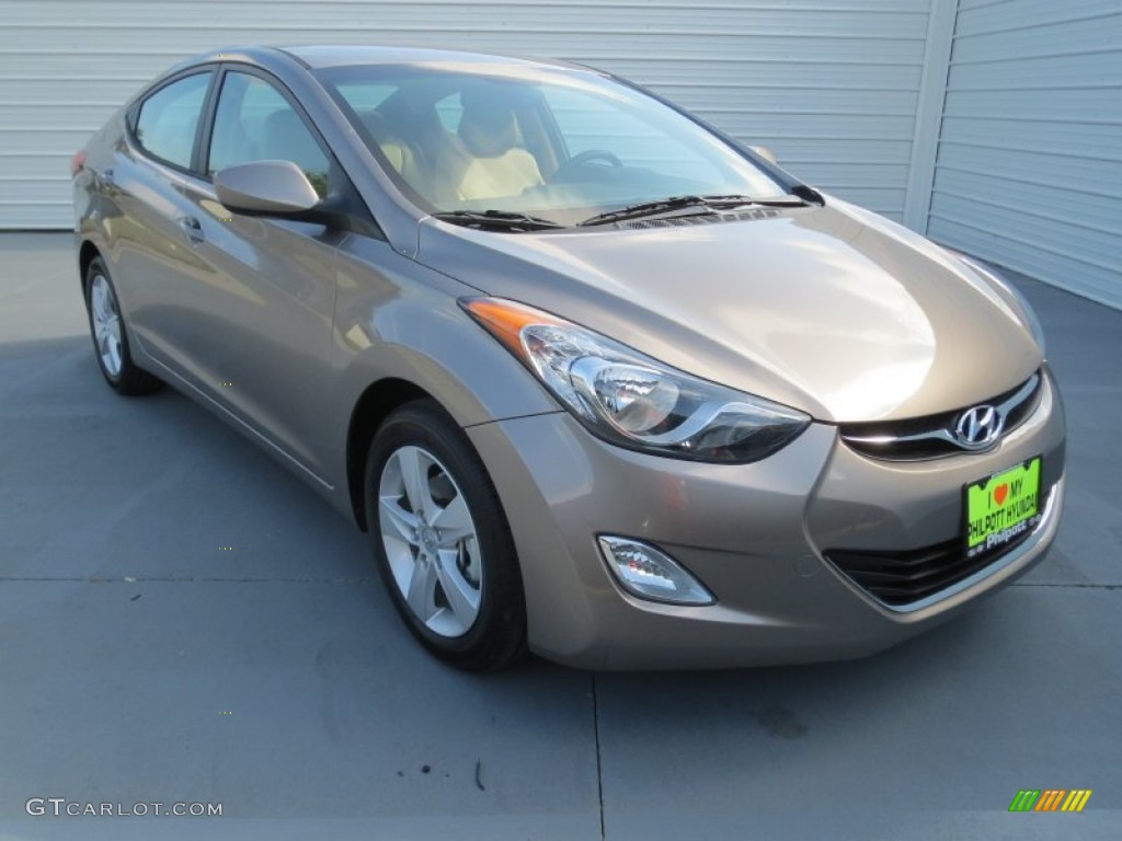 2013 Elantra GLS - Desert Bronze / Beige photo #1