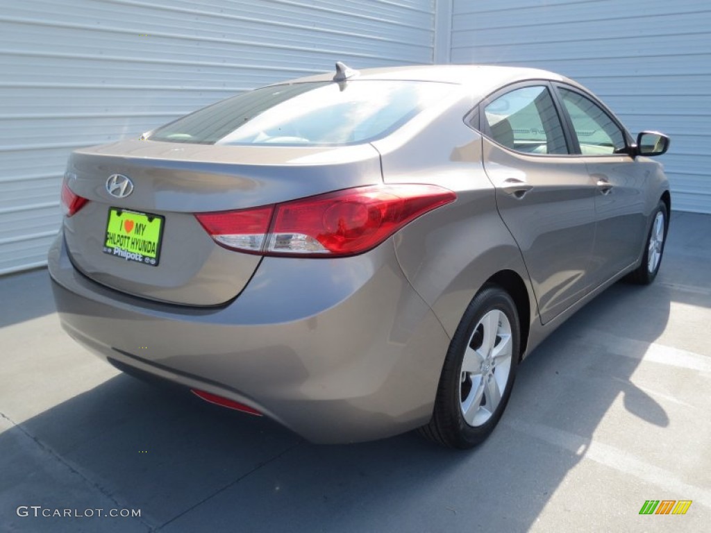 2013 Elantra GLS - Desert Bronze / Beige photo #3
