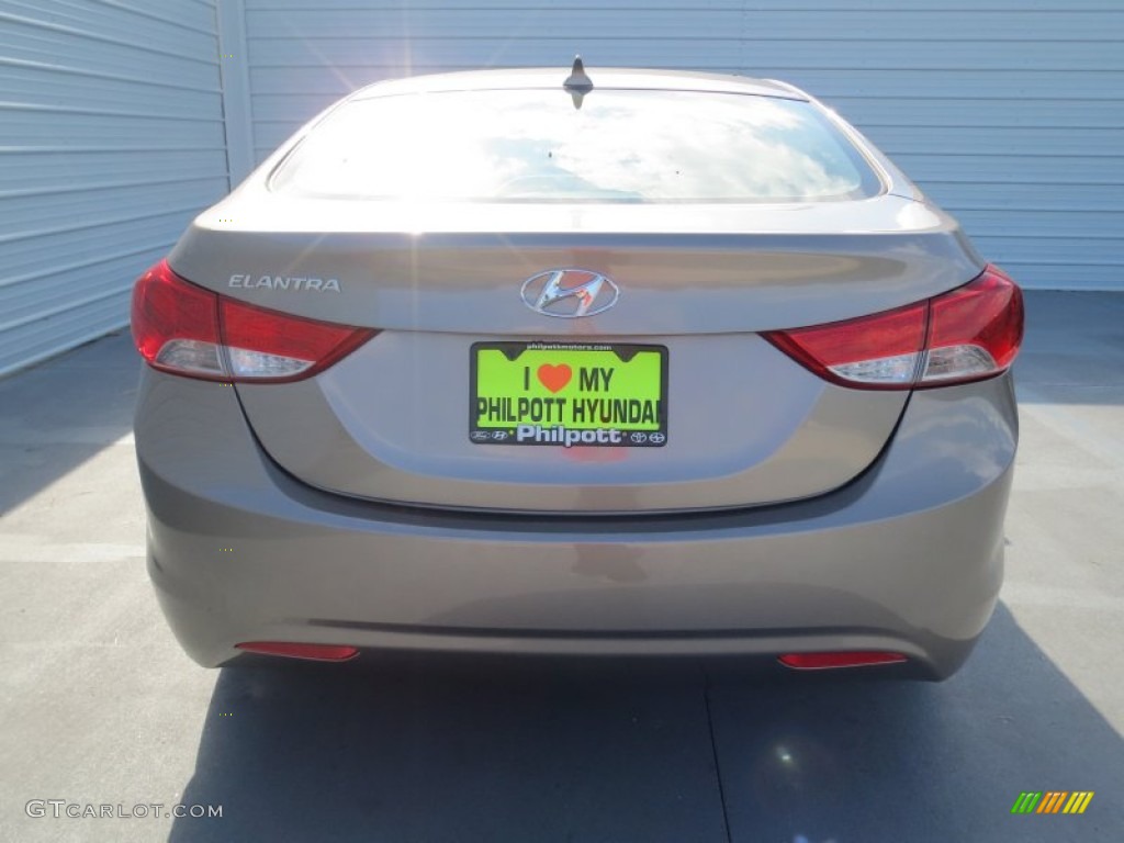 2013 Elantra GLS - Desert Bronze / Beige photo #4