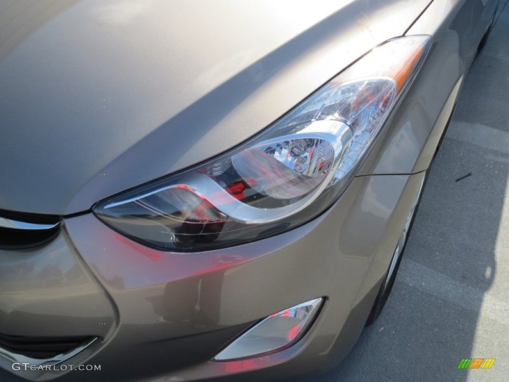 2013 Elantra GLS - Desert Bronze / Beige photo #8