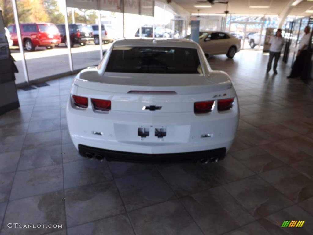 2013 Camaro ZL1 - Summit White / Black photo #3