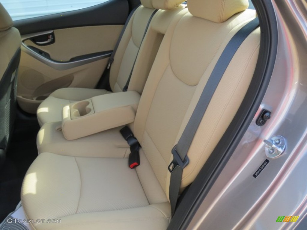2013 Elantra GLS - Desert Bronze / Beige photo #18