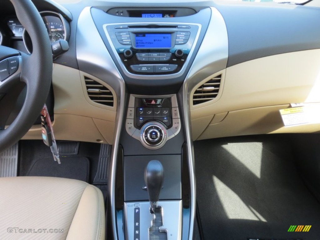 2013 Elantra GLS - Desert Bronze / Beige photo #23
