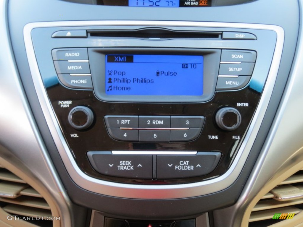 2013 Elantra GLS - Desert Bronze / Beige photo #24