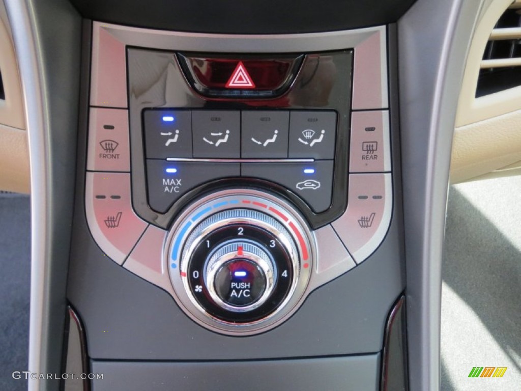 2013 Elantra GLS - Desert Bronze / Beige photo #25